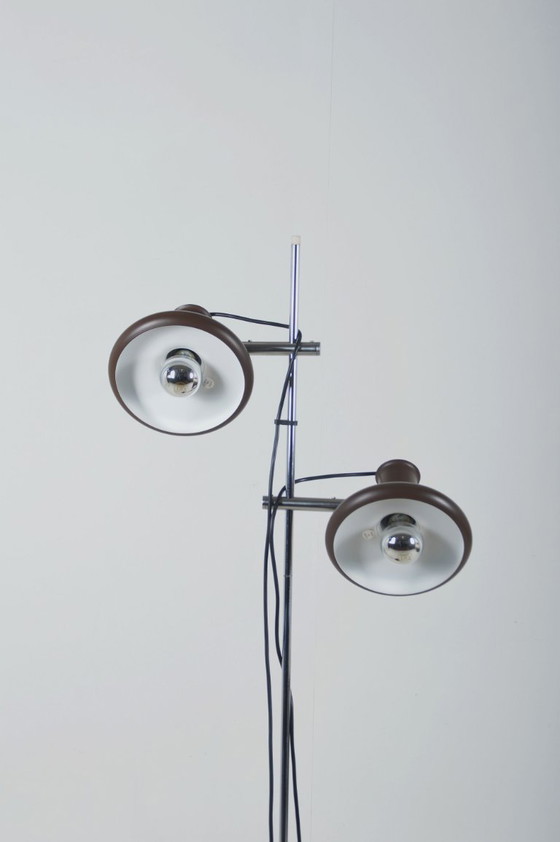 Image 1 of Danish Floor Lamp 'Optima 4' Designed by Hans Due for Fog & Mørup, 1972