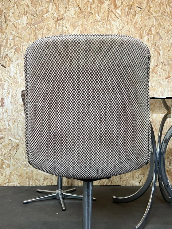 Image 1 of 60s 70s 4x Stoelen Stoel & Tafel Eetkamerstoelen Eettafel Design 60s