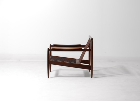 Danish lounge chair in teak and corduroy, 1960s – Armchairs, Textile (photo 5 of 12)