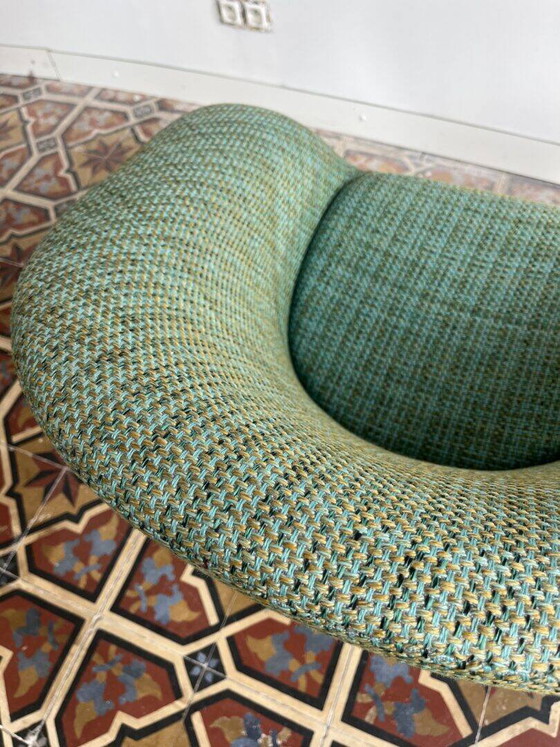 Vintage draaibare fauteuil, Metakor ('70s, België) – Wool, Cotton (photo 4 of 10)