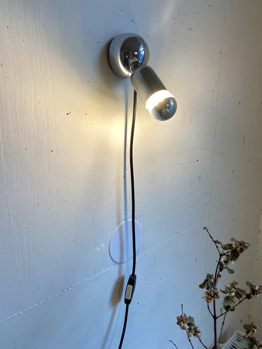 Lampe Pollux chromée design Ingo Maurer
