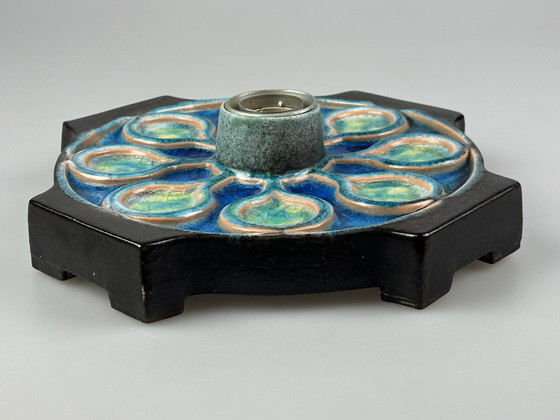 Image 1 of Lámpara de pared de cerámica de los años 60 y 70, diseño de la era espacial de mediados de siglo