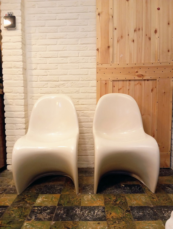 Image 1 of 2 chaises Herman Miller Panton de 1978