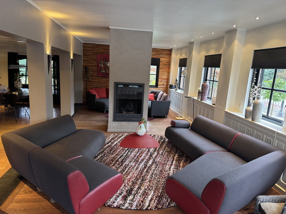 Image 1 of Leolux Guadalupe set (modulair) met salon tafel 