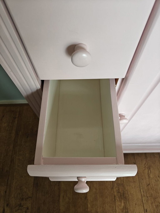 Mobile in legno massello – rosa antico opaco