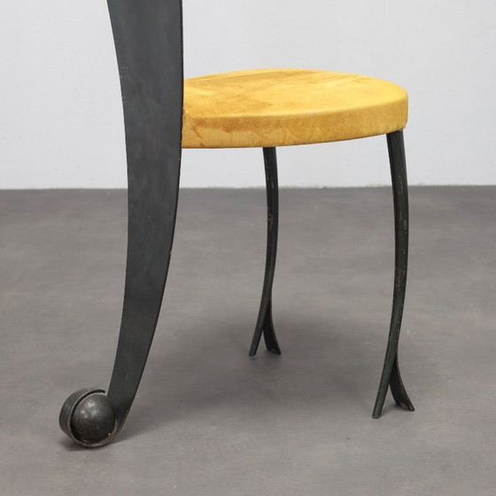 Image 1 of Zeldzame postmoderne sculpturale stoel, Italië, jaren 1980