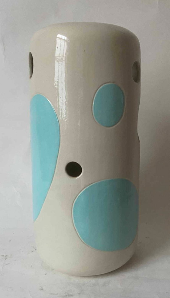 Image 1 of MODERN EARTHENWARE VASE SCULPTURE