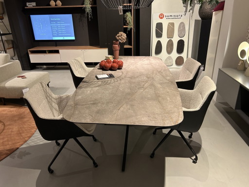 Vivian Esszimmerstühle, 4er-Set – De Toekomst, eetkamerstoelen, Textile, Plastic