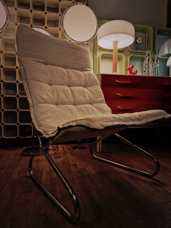 Image 1 of RARE 🪑 Fauteuil Loung 📎 IKEA 1973 "Gemet" Jan Dranger & Johan Huldt