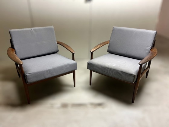 Image 1 of coppia di poltrone scandinave Grete Jalk
