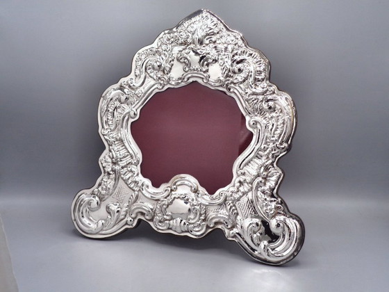 Image 1 of "Cartagloria" lijst/spiegel van 925 zilver, 30x30 cm