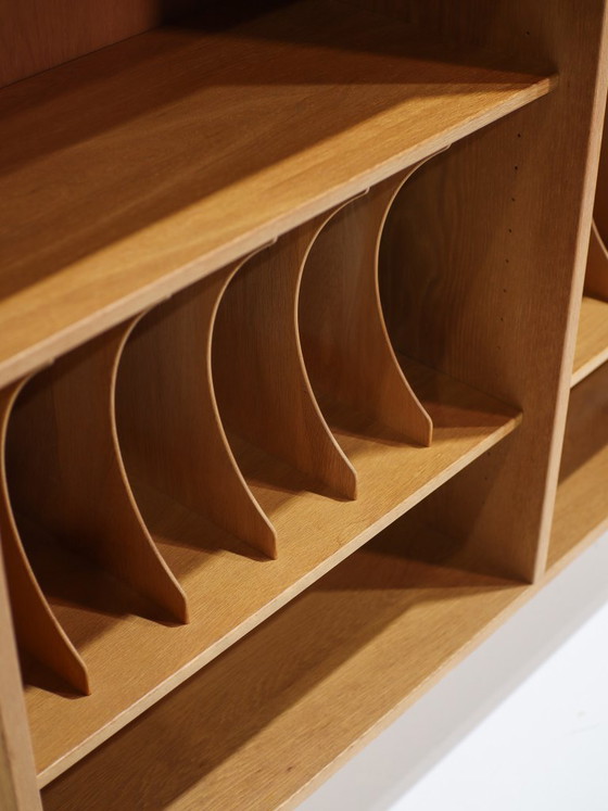 Børge Mogensen Öresund LP Cabinet Bookcase Oak 1960s – Karl Andersson & Söner, Wood, Vintage (photo 4 of 12)