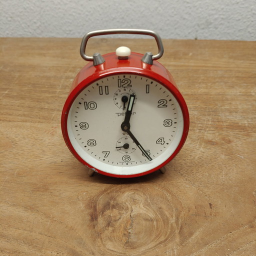 Vintage Peter wekker – rood – Made in Germany