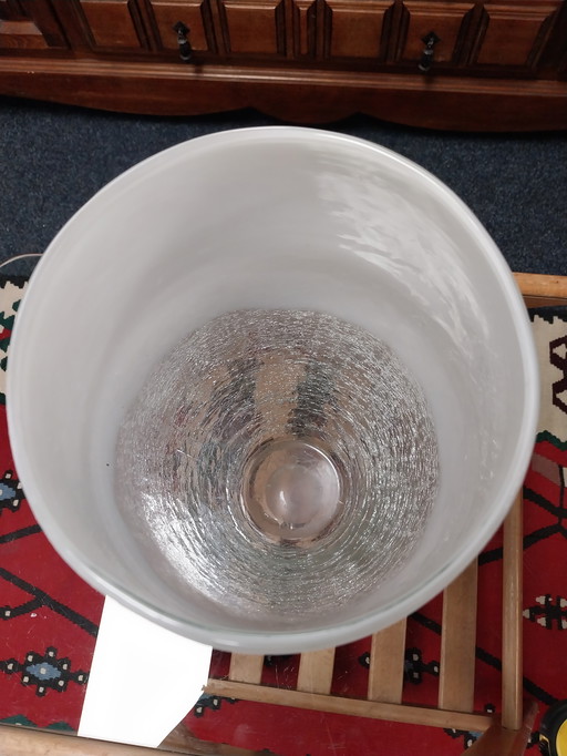 1 x Vase Murano 1970 par Alfredo Barbini, 36cm