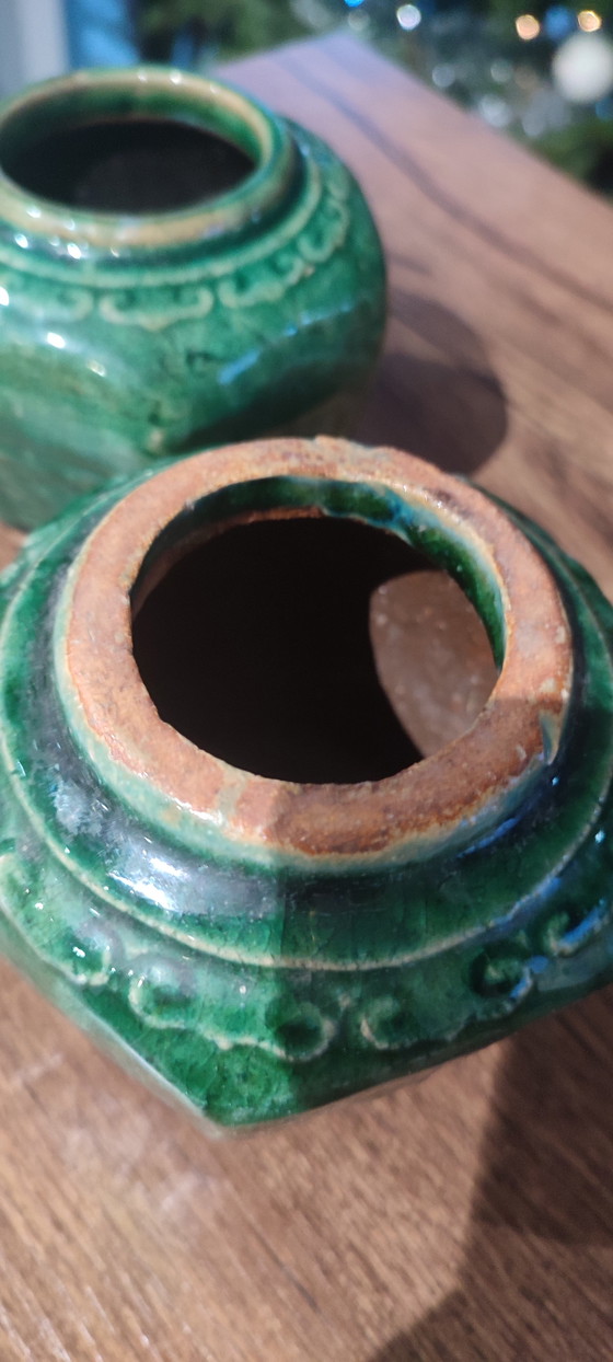 Image 1 of Antique Chinese ginger jars