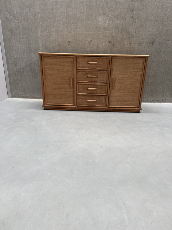 Credenza Vintage in Bambù e Rattan – Anni '70 – Credenze, Bamboo (photo 6 of 11)