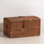 Antique travel chest with original inscription (Year 1936) #21 – Storage cabinet, Rustic (photo 6 of 40)