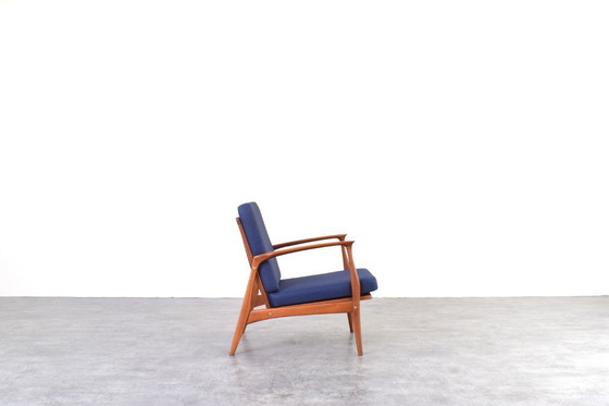 Image 1 of Dänischer Lounge-Sessel aus der Mitte des 20. Jahrhunderts, 1960er Jahre.
