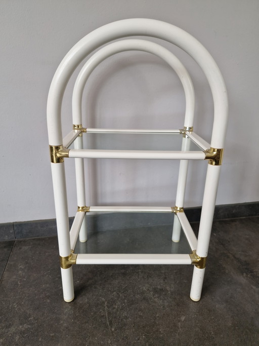 Cabinet de l'ère spatiale – bijzettafels, Plastic, Glass