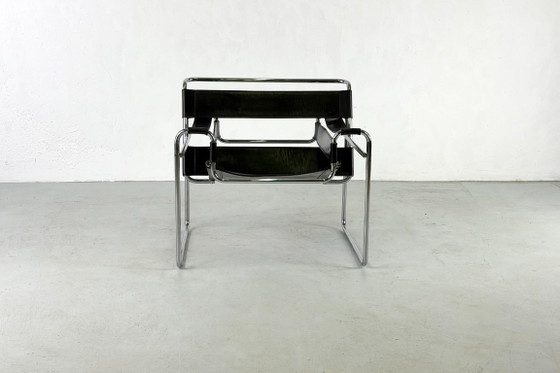 Wassily Fauteuil van Marcel Breuer voor Gavina - 1960 – Chrome, Leather (photo 2 of 10)