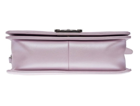 Image 1 of Borsa CHANEL Ragazzo in pelle viola - 101036