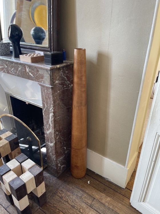 Image 1 of Large XXL vase in exotic wood