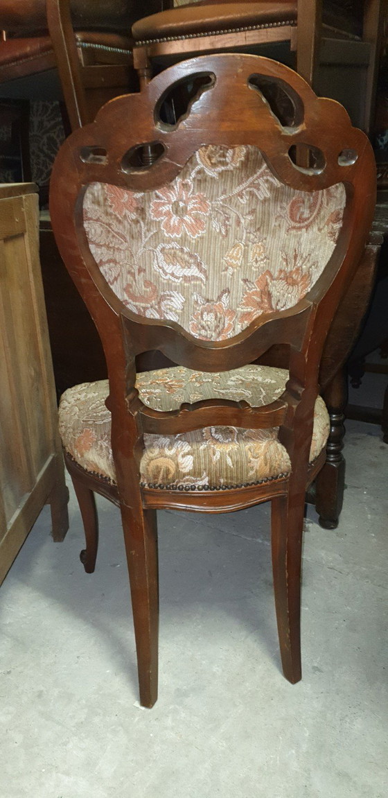 Image 1 of 6 chaises de salle à manger de style baroque italien