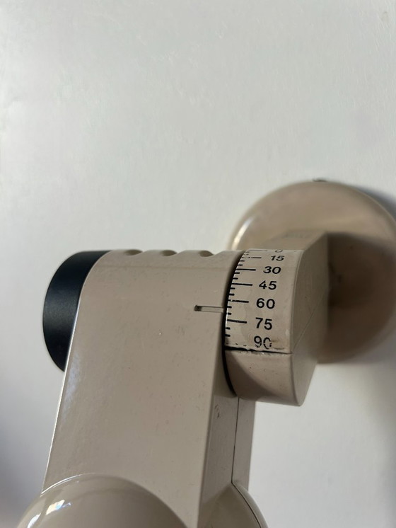 Image 1 of Paire d'appliques vintage orientable, métal laqué beige, Lita, France 1980