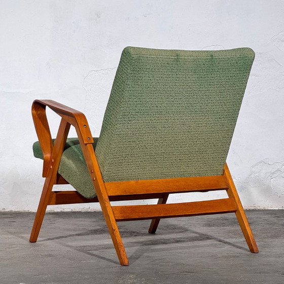 František Jirák Fauteuil voor Tatra Nabytok, jaren 60 – Tatra Nábytok, Textile (photo 5 of 14)