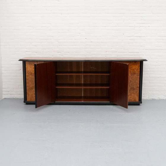 Image 1 of Buffet en bois de racine italien des années 1980