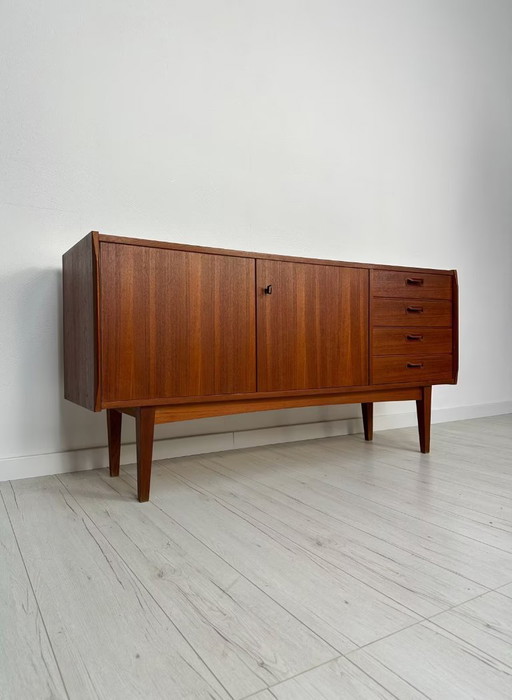 Vintage Scandinavian Mid-Century Teak Sideboard 60s