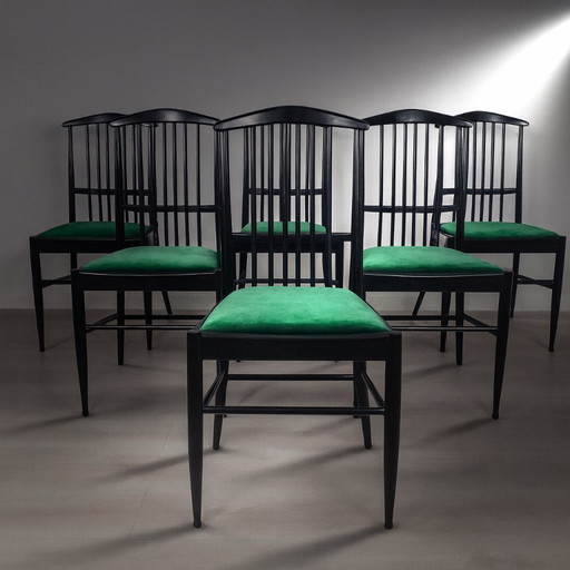 Set da pranzo di design di Kerstin Hörlin Holmquist per Asko – eetkamerstoelen, Wood