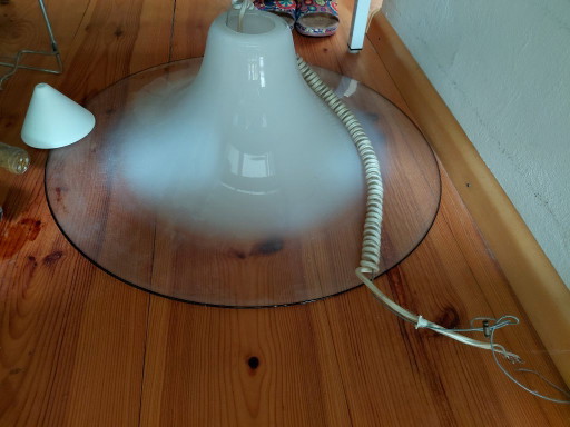 Lámpara colgante vintage Fog en Mørup Serni – Fog & Mørup, hanglampen, Glass (photo 2 of 5)