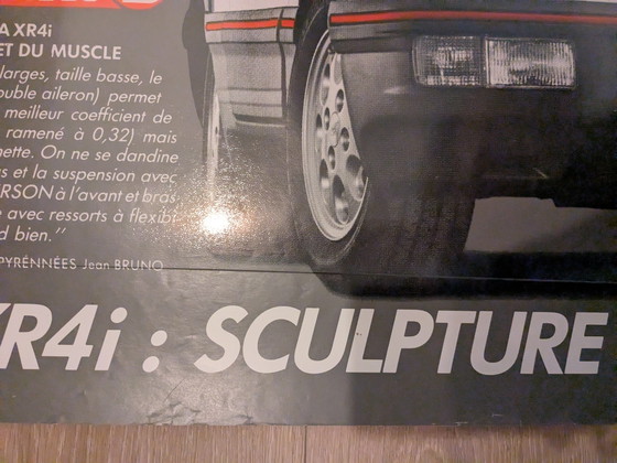 Image 1 of Ford Sierra poster original 1984