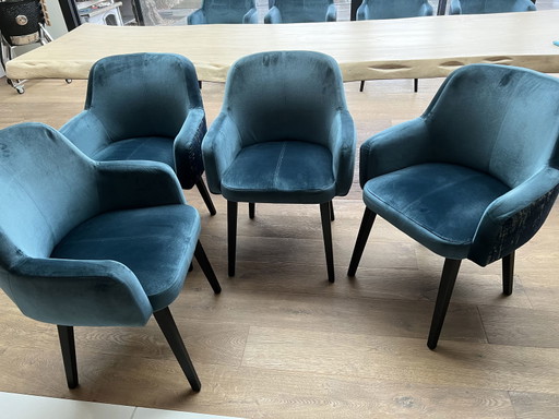 6 x fauteuil PMP Wilma