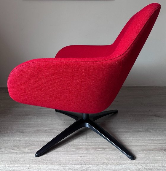 Fauteuil design Pode Spot One, Textile, Rouge (photo 3 sur 6)
