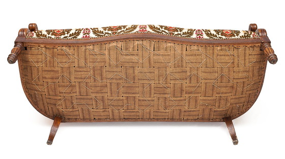 Image 1 of Walnut loveseat, 1930