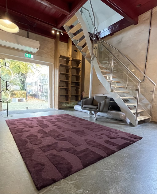 Brink en Campman Twinset Mural carpet Burgundy