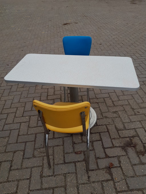 Mcdonalds Tafel En 2 Stoelen Jaren Zestig.