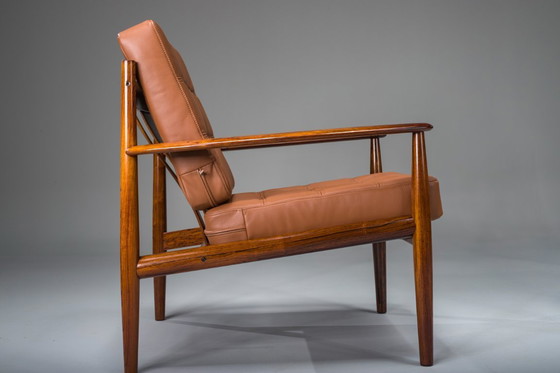 Image 1 of  Set armstoelen Model 118 in palissander van Grete Jalk voor France & Son, jaren 1960