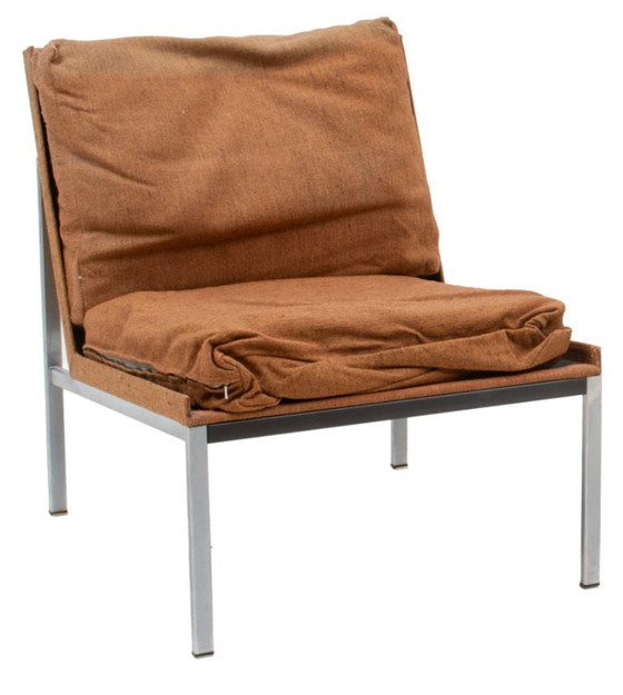 Image 1 of Set di 2 sedie Gispen 1455 di Coen de Vries anni '60