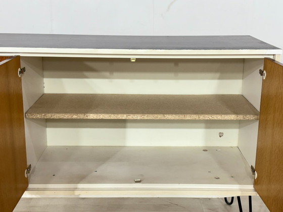 Image 1 of Vintage Palisander Sideboard – Mid Century Kommode – Restauriertes Longboard Unikat