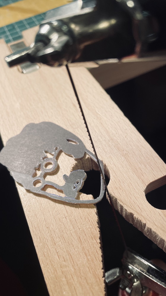 Image 1 of 3D wooden dyptich ‘The Beatles - Yellow Submarine’