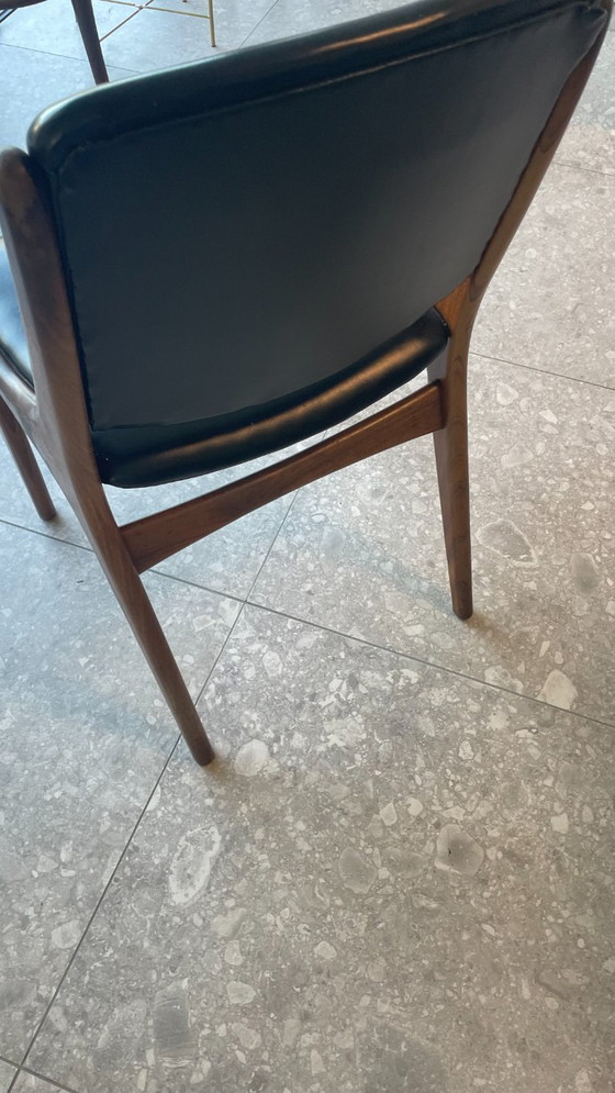6x Sedie Mahjongg Holland – Sedie da pranzo, Leather, Wood (photo 3 of 7)