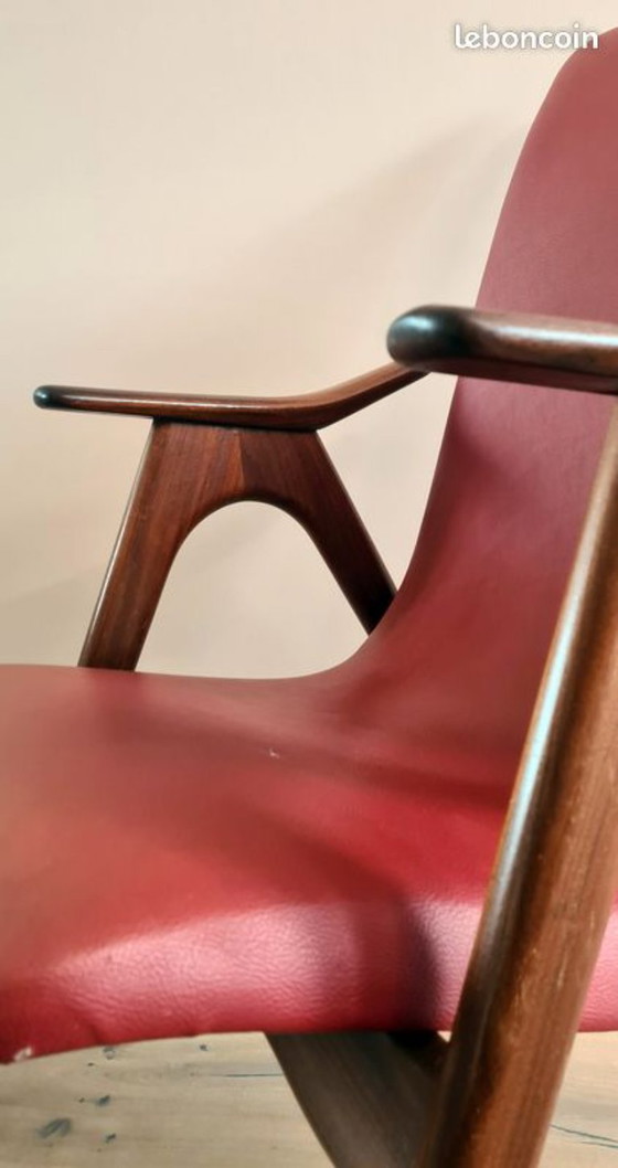 Image 1 of Fauteuil "Ciseaux" Louis van Teeffelen pour WéBé - Vintage 1960