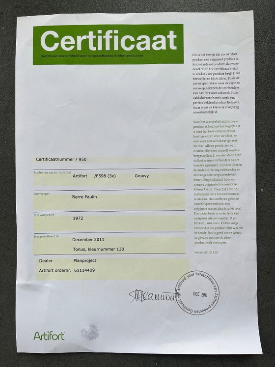 Image 1 of Artifort Groovy : Twee design klassiekers