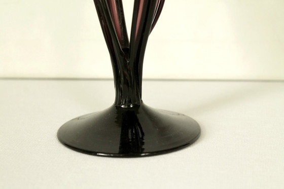 Jarrón de cristal polaco color amatista – Josefina Krosno (años 80) – Jarrones, Glass (photo 6 of 12)