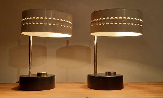 Image 1 of Deux lampes de table M.Matégot