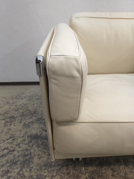 Image 1 of Fauteuil Poltrona Frau Twice Designer Fauteuil en cuir