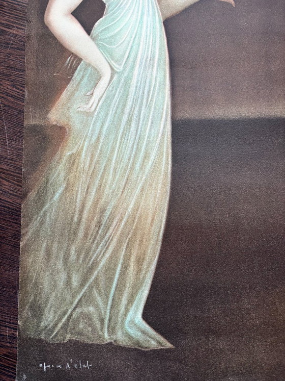 Image 1 of Leonor Fini, Extreme Nacht, seltene Lithografie, 1980